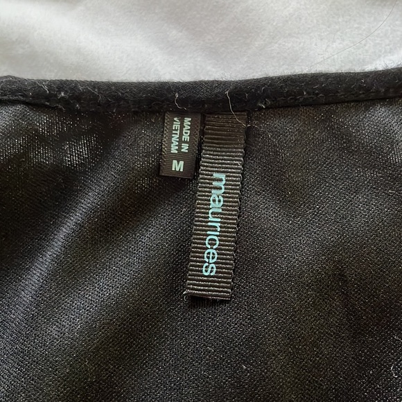 Black and white polka dot tank top - Picture 2 of 3